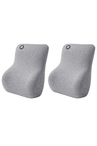 AGC قطعتان من وسادة دعم أسفل الظهر من الفوم الذاكر لمقعد السيارة وكرسي المكتب...