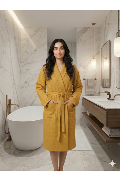 Damlaiso Sauna Hotel Spa Bathrobe Waffle Pike Summer Style