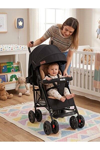 Eniyisiannesi Bebeciden Siyah Konfor Tam Yatar Baston Bebek Arabası – Şıklık ...