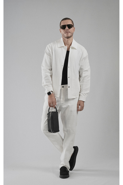 Butik Trend Biz Set de lenjerie de pat oversize cu capse, pentru partea infer...