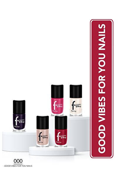 Flormar Good Vibes For You Nails 5’li Oje Seti