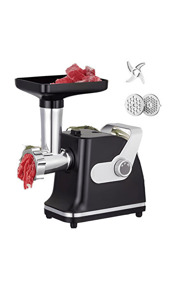 Teno ® Electric Meat Grinder, 2 plates, sausage attachment, durable stainless...