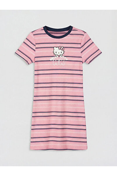 LC Waikiki Παιδικό φόρεμα LCW με στάμπα Hello Kitty για κορίτσια