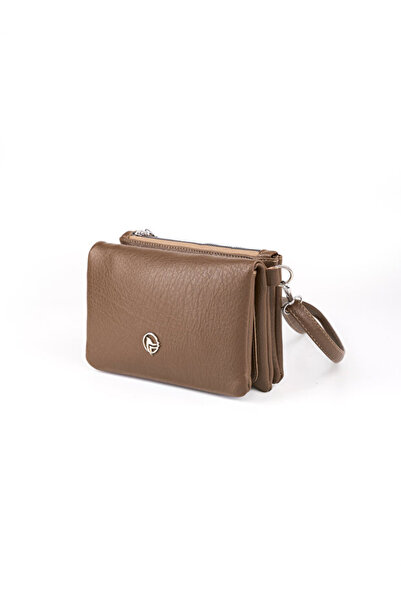 Askora Clutch Women's Long Strap Wallet Detailed Crossbody Women's Hand and S...
