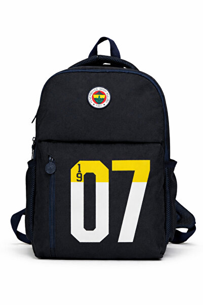 Fenerbahçe Lisanslı 1907 Baskı Detaylı Lacivert Sırt Çantası - Laptop Bölmeli...