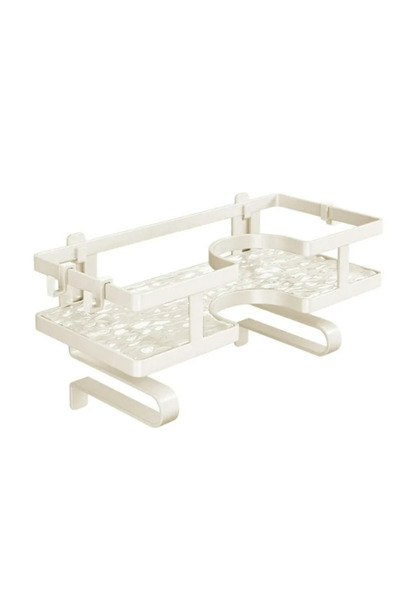 OEM Bathroom organizer shelf for storing cosmetics and accessories WHITE