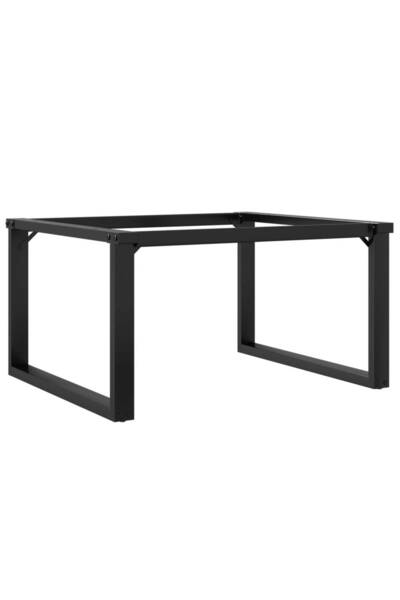 vidaxl O-Frame Coffee Table Legs 80x70x43 cm Steel