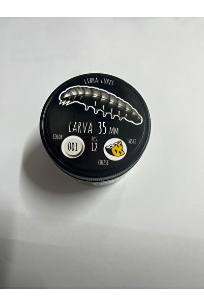 Libra lures larva cheese peynir aromalı color 001 beyaz alabalık yemi 35 mm s...