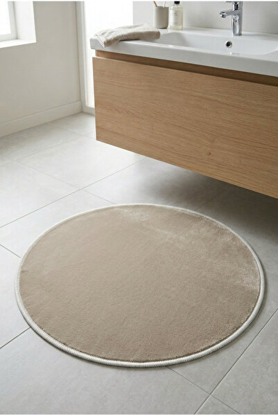 Zevahir Home Round Multi-Purpose Bathroom Mat Non-Slip Base Foot Mat 50X50 Mo...