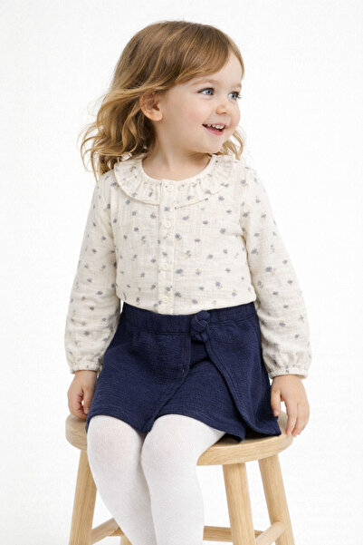 WE&ME Set cu imprimeu floral pentru fete – 100% bumbac, confortabil și elegant