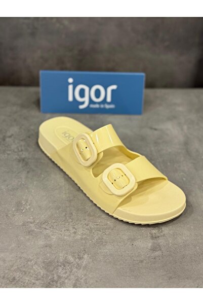 IGOR Papuci din piele lăcuită, rezistenți la apă de mare