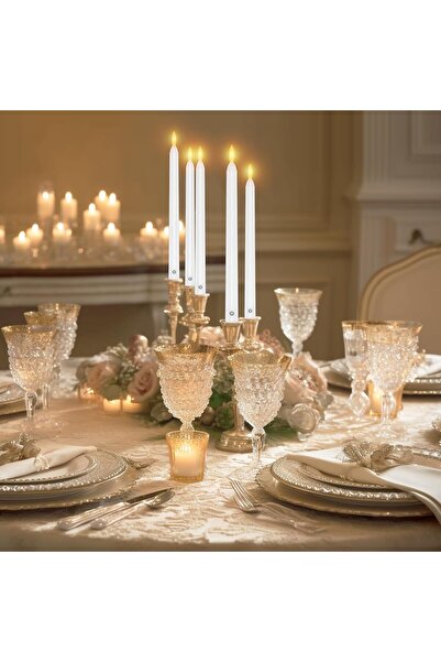 Candle Set 6 Lumânări LED Reîncărcabile cu Telecomandă, Timer, Fără Flacără, ...