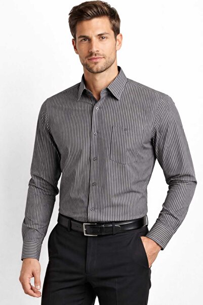 FİLİNTA AHMET Erkek Çizgili Slimfit Gömlek