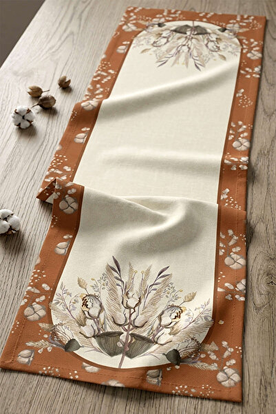 Cango Home Botanical Bohemian Patterned Digital Printed Runner 4Kmbs366-Rn