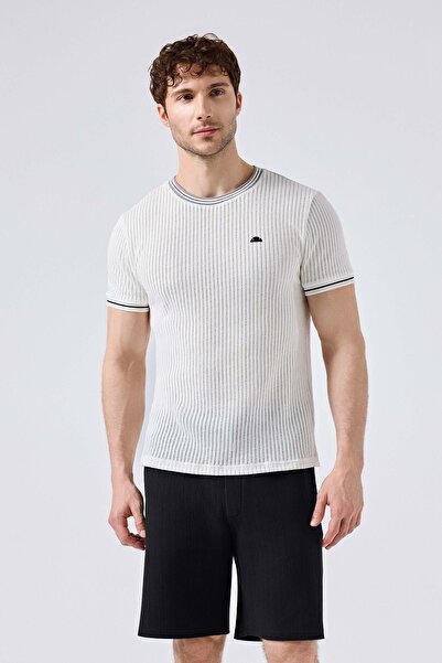 Ellesse Ανδρικό Πλεκτό Μπλουζάκι 6SM5046-OF