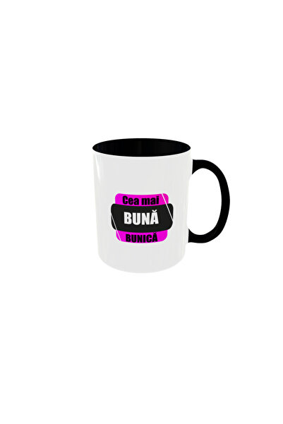OEM Cana personalizata cea mai buna bunica (mov) , 350ml – cadoul ideal pentr...
