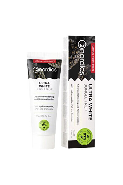 Nordics Pastă de dinți pentru albire cu cărbune activ 75ml