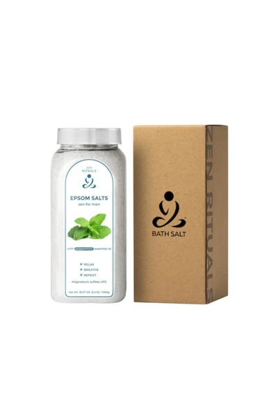 Zen Rituals Epsom Bath Salt with Peppermint Essential Oil *1 KG
