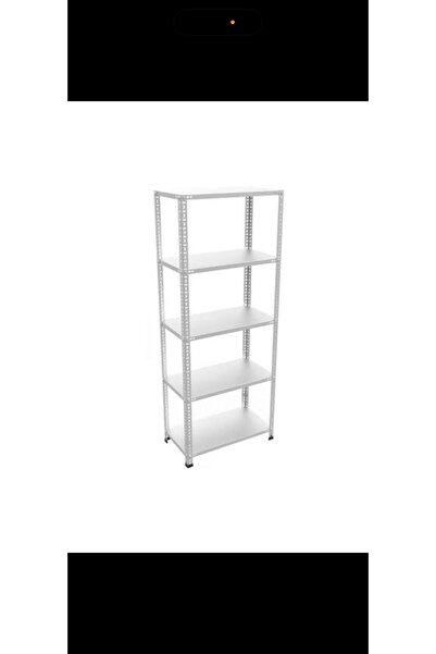 5 KATLI 43x93x200 Cm 7046 Gri Boyalı Metal Raf-Depo Rafı-Çelik Raf-Arşiv Raf Sistemi