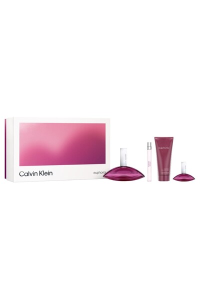 Calvin Klein Euphoria Women Edp 100 Ml + Body Lotion 100 Ml + Edp 15 Ml + Edp...