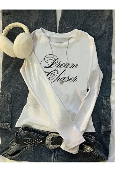 Toum Long Sleeve Dream Printed Blouse Body