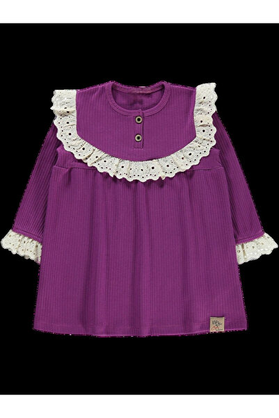 The-kid.co Violet Vintage Baby Girl Dress Set with Hairband