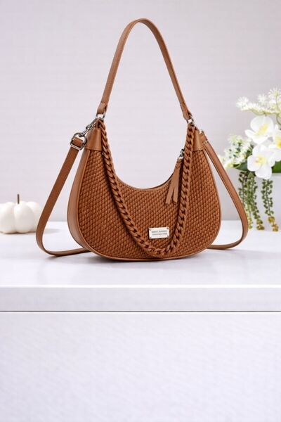 mothers dream Woven Chain Shoulder Bag – Everyday Chic with a Twist