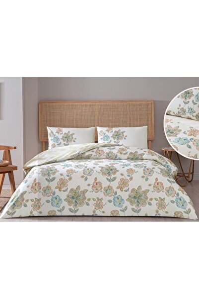 Taç New Season Ranforce Cotton Double Bedding Set Benica Pink