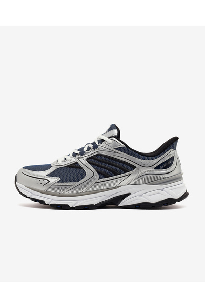 SKECHERS حذاء رياضي رجالي من STAMINA SPORT باللون الفضي/الأزرق الداكن 233151 ...