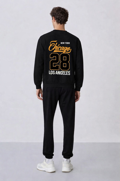 ZAVIXO -Erkek Winter 3 Thread Oversize Tracksuit Set – Warm & Comfortable