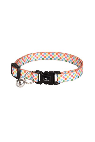 Flamingo CAT COLLAR ARYA MULTICOLOR POLKA DOT 20-35CMx10MM