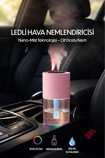Divex Ultrasonik Hava Nemlendirici Buhar Makinesi & Aroma Difüzörü, Işıklı, A...