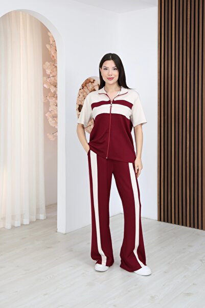 dignus Garni Oversize Modal Fabric Tracksuit Set with Zipper Detail