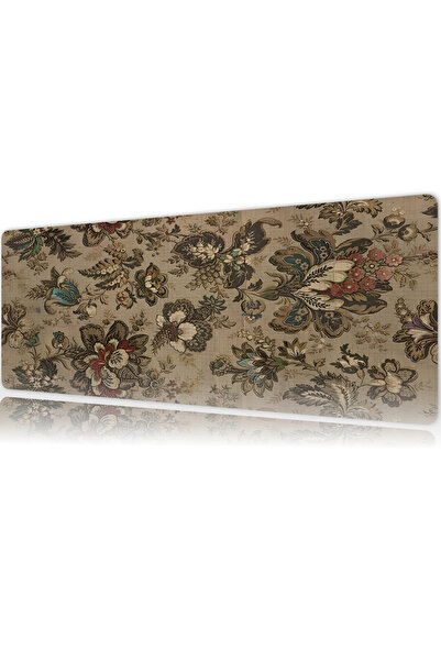 urzuva Halı Desenleri Antique Botanic Gaming Oyuncu XL Mouse Pad Mousepad 70x...