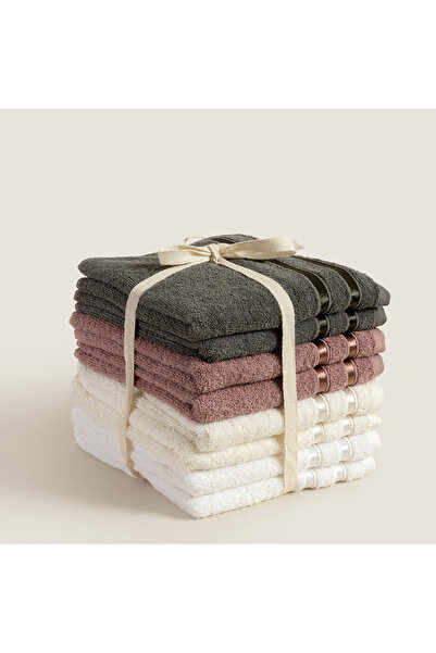 Chakra Шикарний набір рушників для обличчя зі 100% бавовни, 8 предметів, 50x8...