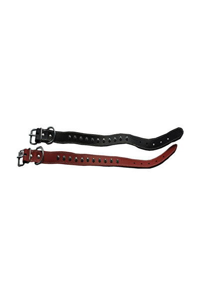 Antal DOG COLLAR PS+CONES 3 0/62CM RED NR4