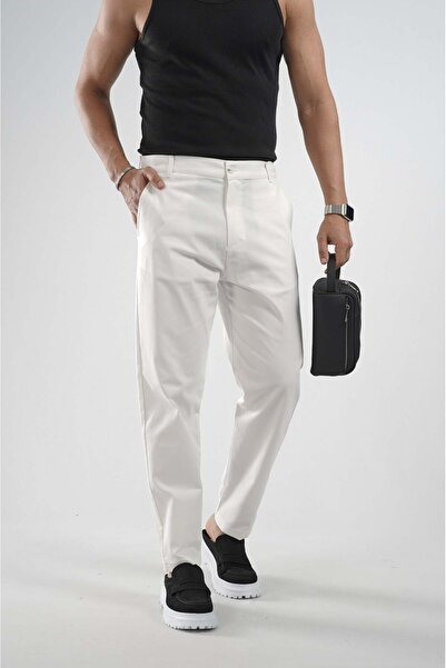 king brich Boyfriend Fit Pover Lycra Fabric Trousers