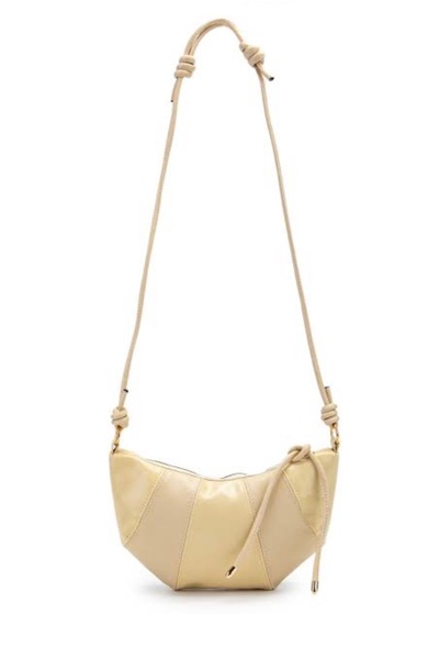 Melos Butik Γυναικεία τσάντα ώμου και χιαστί με λεπτομέρεια από κορδόνι σε κί...