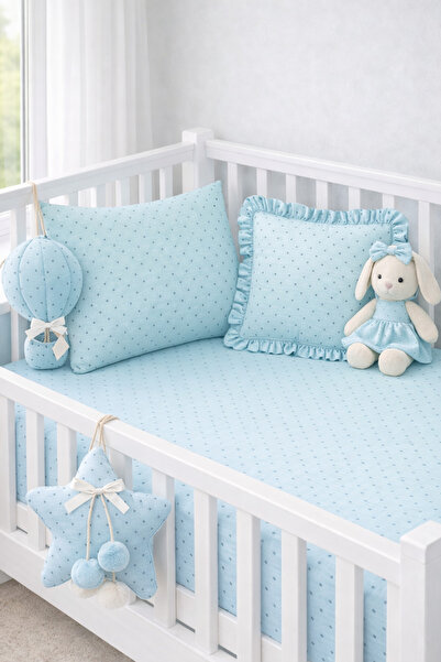 Ozz Baby Baby 100% Cotton Elastic Sheet Park Mattress (70X120X15)(60X110X20) ...