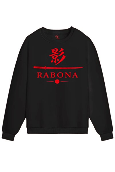 Rabona Fashion Σκιώδης Λεπίδα – Φούτερ / Φούτερ με κουκούλα με στάμπα Ραμπόνα...