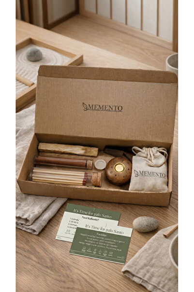 memyap Spirit Ritüeli Hediye Seti - Palo Santo, Dhoop & Konik Tütsü, Tütsülük...