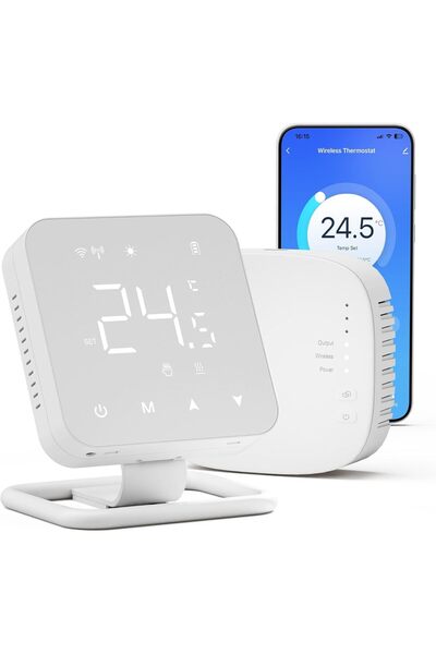 BEOK CONTROLS Beok Smart Thermostat for Gas Boiler and Water Underfloor Heating