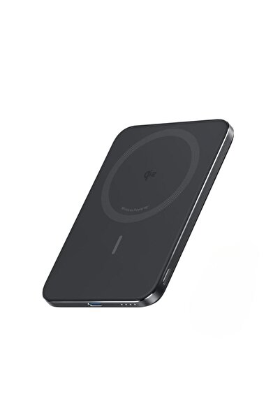 Anker Нано МагСейф 5000 mAh външна батерия, ултратънка, 15W, черна