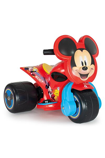 Injusa Disney Mickey Mouse 6V Electric Tricycle, 1-3 years, Red/Blue