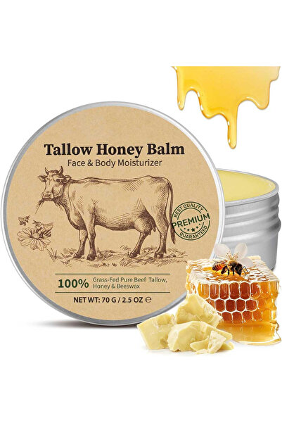 NOVA KISS Balm from Cow Fat, Honey and Beeswax for Hydration and Repair, 70 g