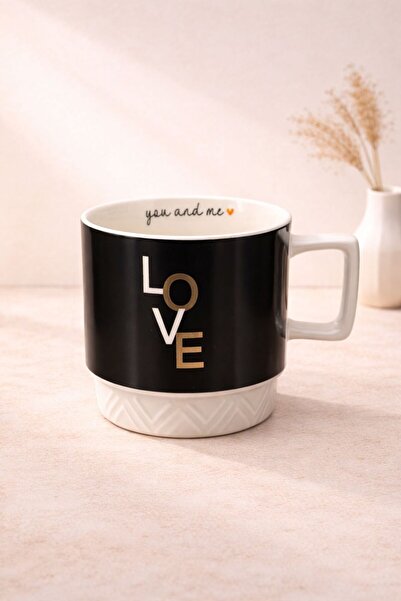 YzHome Acar Porcelain Luxury Love Patterned Coffee Soft Drink Tea Cup Mug 325ml