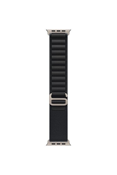 Apple Curea Watch 49mm Alpine Loop Negru, Mărime S, Titan