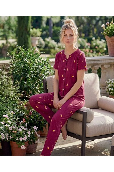 aw aegean wear طقم بيجامة بروتيل