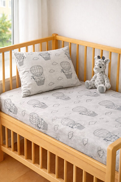 Ozz Baby Baby 100% Cotton Elastic Sheet Park Mattress (70X120X15)(60X110X20) ...