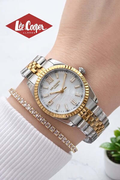 Lee Cooper Steel Strap 3 Atm Water Resistant 2 Year Warranty Women's Wristwat...